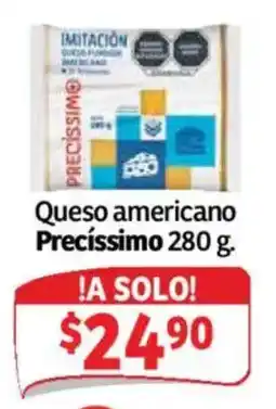 Soriana Híper Precíssimo Queso americano oferta