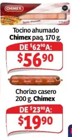 Soriana Híper Chimex Tocino ahumado oferta