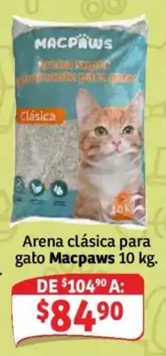 Soriana Híper Macpaws arena clásica para gato oferta