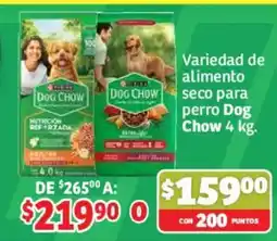Soriana Híper dog chow variedad de alimento seco para perro oferta