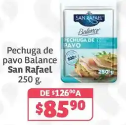 Soriana Híper San Rafael pechuga de pavo balance oferta