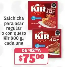 Soriana Híper Kir Salchicha para Asar oferta