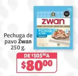 Soriana Híper Zwan pechuga de pavo oferta