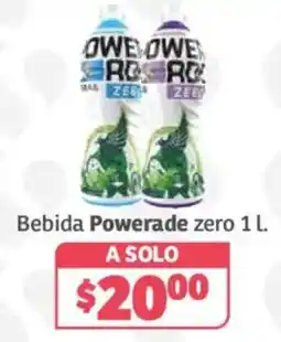 Soriana Híper Powerade zero oferta