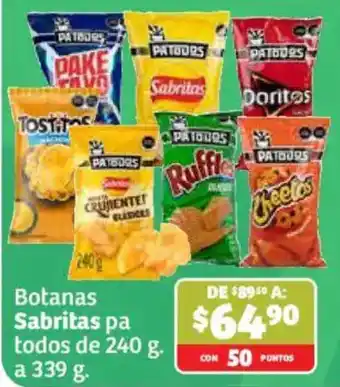 Botanas Sabritas pa todos