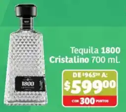 Soriana Híper Tequila 1800 Cristalino oferta
