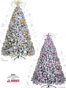 Woolworth Árbol nevado, con pinas dorado o rosa sin pinos oferta