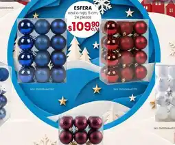 Woolworth Esfera azul o rojo oferta