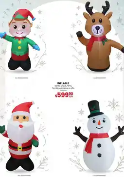 Woolworth Inflable santa claus, reno, hombre de nieve o elfo oferta