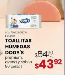 Woolworth Dody's - toallitas húmedas oferta