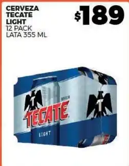 Merco Tecate - cerveza light oferta