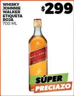 Merco Johnnie walker - whisky etiqueta roja oferta