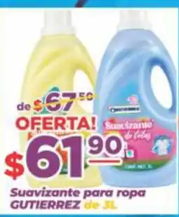 Super Gutiérrez Gutierrez suavizante para ropa oferta