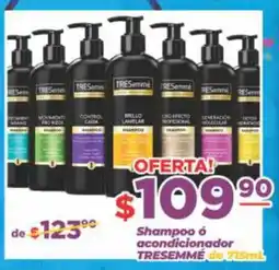 Super Gutiérrez TRESemmé Shampoo ó acondicionador oferta