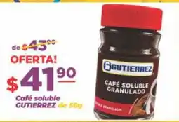 Super Gutiérrez Gutierrez café soluble oferta