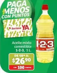 Soriana Híper Soriana - aceite mixto comestible oferta
