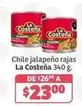 Soriana Híper La costeña - chile jalapeño rajas oferta