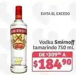 Soriana Híper Smirnoff - vodka tamarindo oferta
