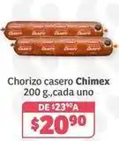 Soriana Híper Chimex - chorizo casero oferta