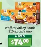 Soriana Híper Valley foods - waffles oferta