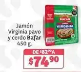 Soriana Híper Bafar - jamón virginia pavo y cerdo oferta