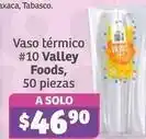 Soriana Híper Valley foods - vaso térmico #10 oferta
