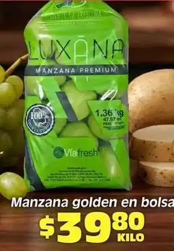 Soriana Híper Frescura - manzana golden oferta