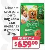 Soriana Híper Dog chow - alimento seco para perro razas medianas o grandes oferta