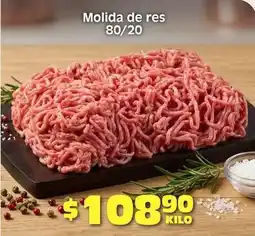Soriana Híper Molida de res 80/20 oferta