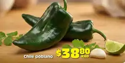 Soriana Híper Poblano - chile poblano oferta
