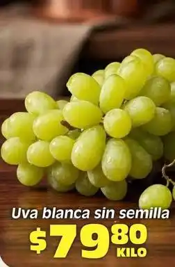 Soriana Híper Uva blanca sin semilla oferta