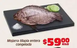 Soriana Híper Mojarra tilapia entera congelada oferta