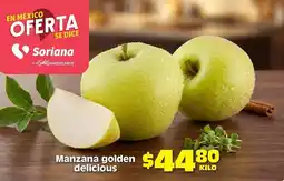 Soriana Híper Soriana - manzana golden delicious oferta