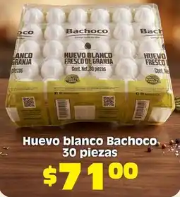 Soriana Híper Bachoco - huevo blanco fresco de granja oferta