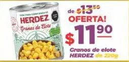 Super Gutiérrez herdez granos de elote oferta
