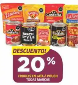 Super Gutiérrez Frijoles en lata ó pouch oferta