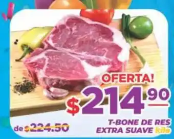 Super Gutiérrez t-bone de res extra suave oferta