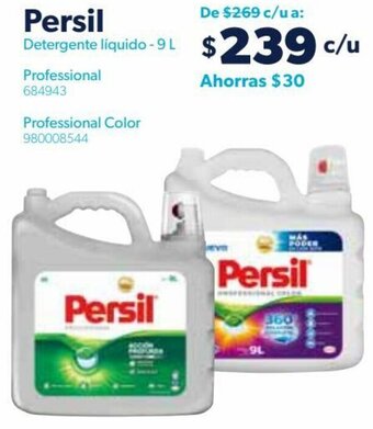 Sam's Club Persil Detergente Líquido 9L oferta
