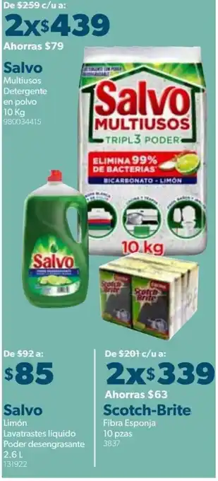Sam's Club Salvo Multiusos 2x10kg oferta