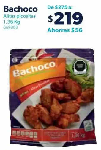 Sam's Club Bachoco Alitas Picositas 1,36kg oferta