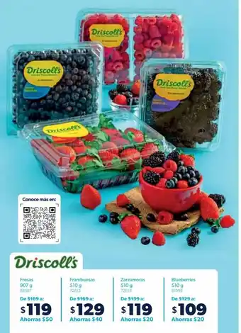 Sam's Club Driscoll's Fresas 907g oferta