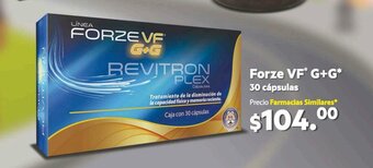Farmacias Similares Forze VF G+G 30 Capsulas oferta