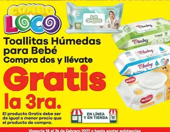 HEB Toallitas húmedas para bebé oferta