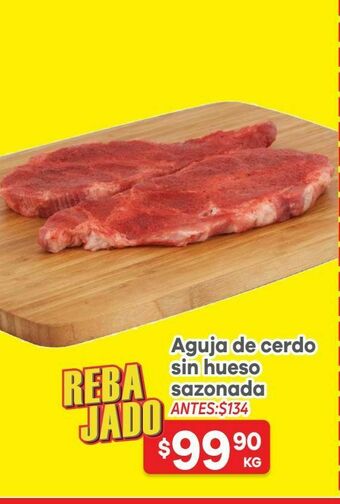 HEB Aguja de cerdo oferta