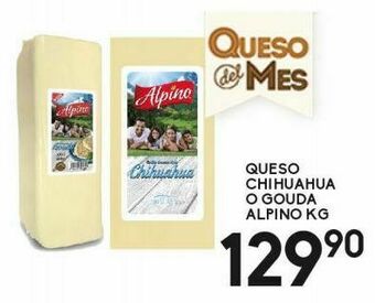 Alsuper Queso chihuahua o gouda alpino kg oferta