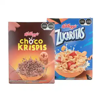 Alsuper Cereal choco krispis 600gr o zucaritas 665gr kellogg's oferta