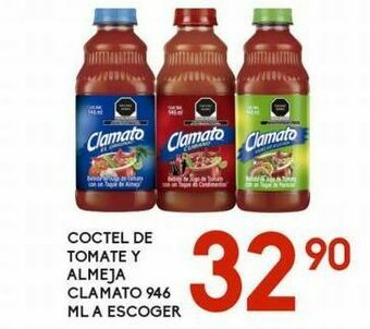 Alsuper Coctel de tomate y almeja clamato 946ml oferta