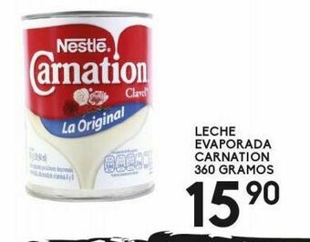 Alsuper Leche evaporada carnation 360g oferta