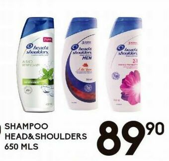 Alsuper Shampoo head & shoulders 650ml oferta