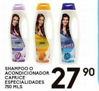 Shampoo o acondicionador caprice especialidades 750ml